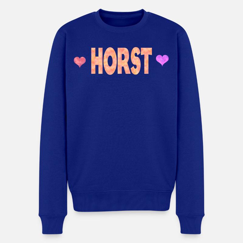 Horst - Männer Premium Bio Pullover - Royalblau