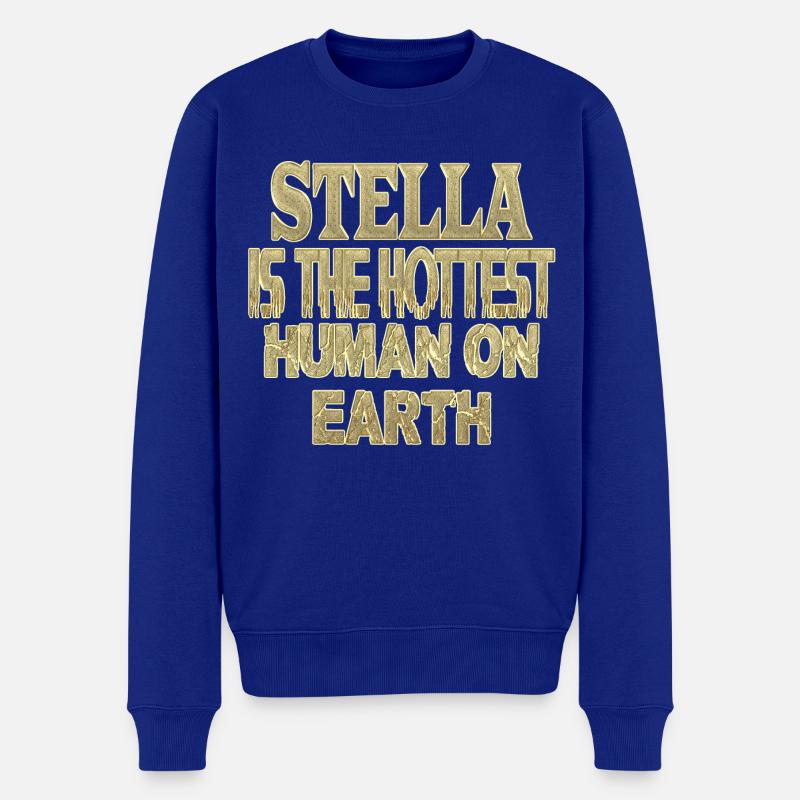 Stella - Männer Premium Bio Pullover - Royalblau