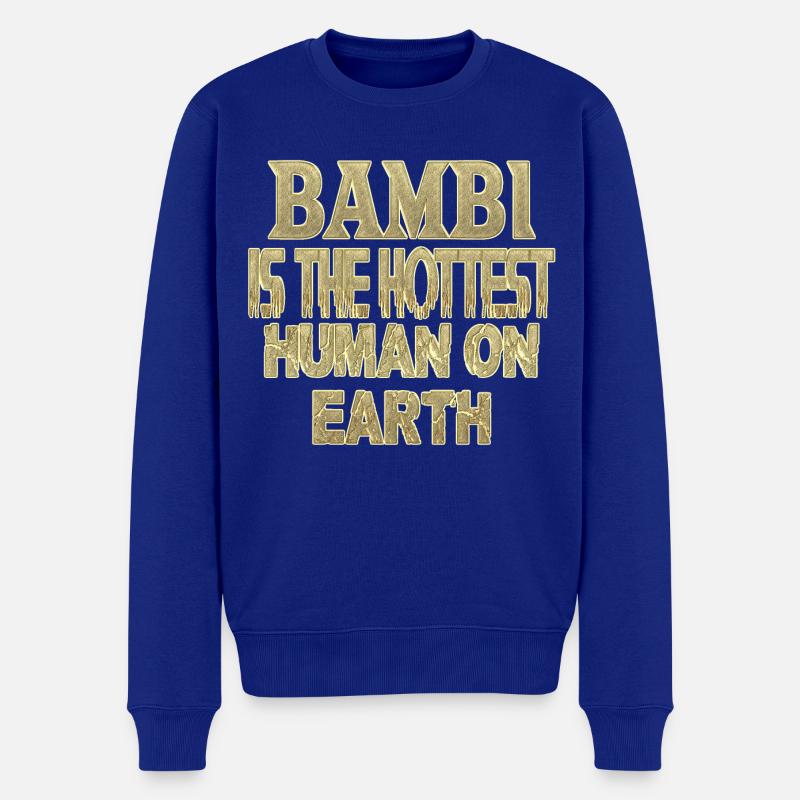 Bambi - Männer Premium Bio Pullover - Royalblau