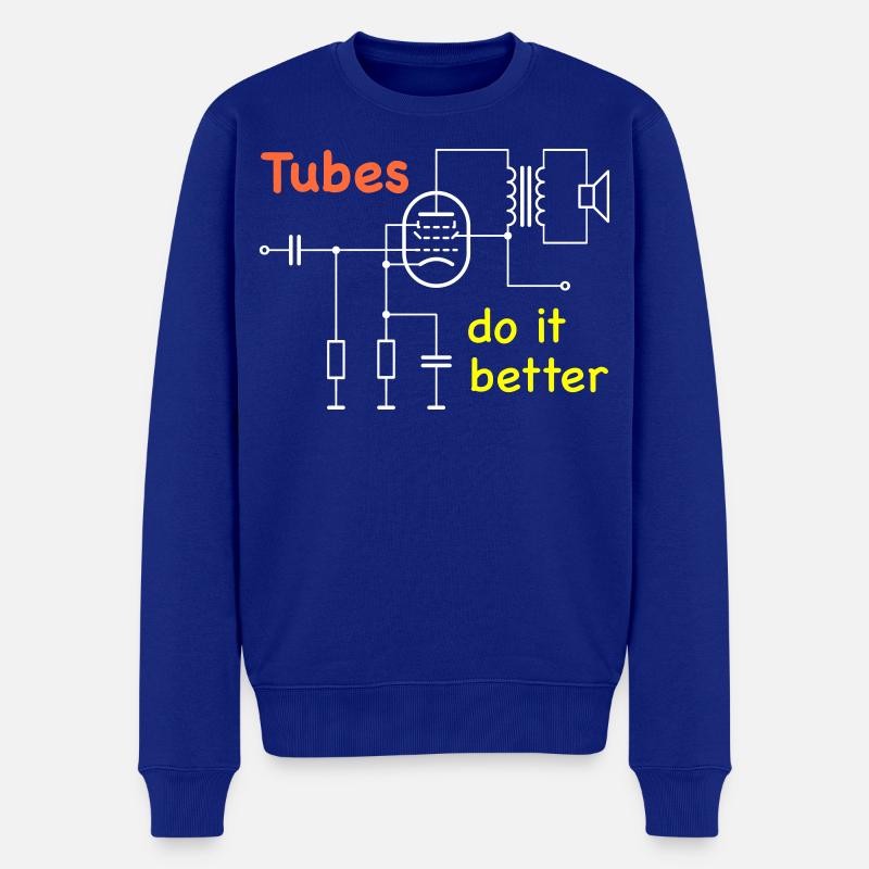 Vacuum Tubes do it better - Männer Premium Bio Pullover - Royalblau