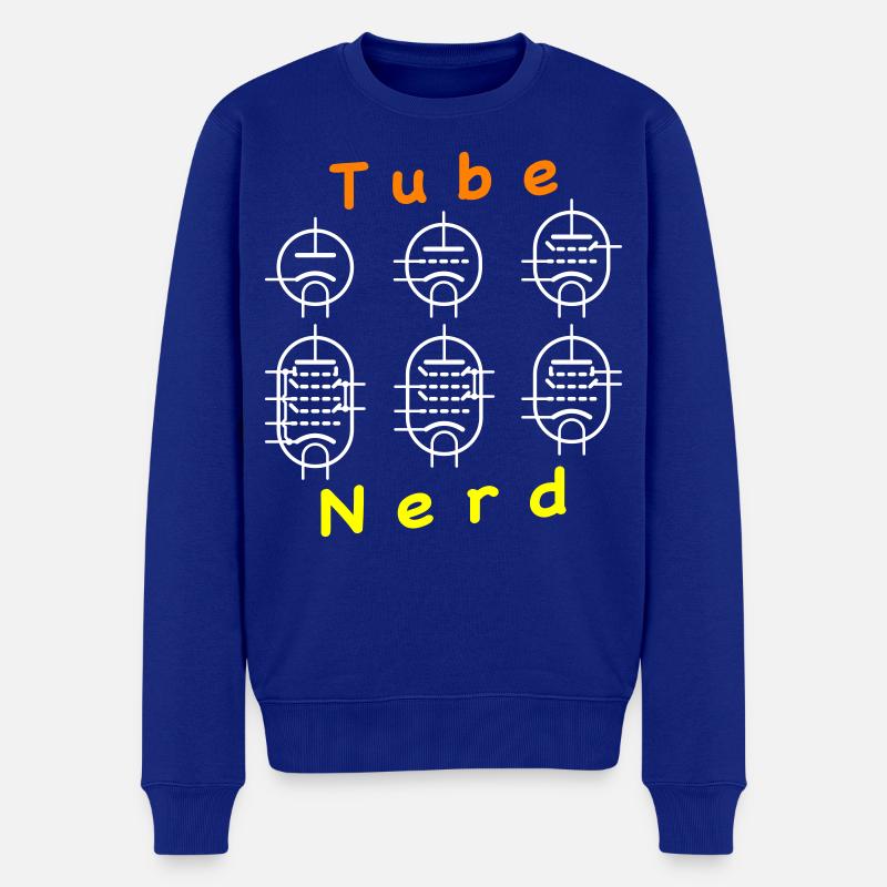 Vacuum Tube Nerd - Männer Premium Bio Pullover - Royalblau