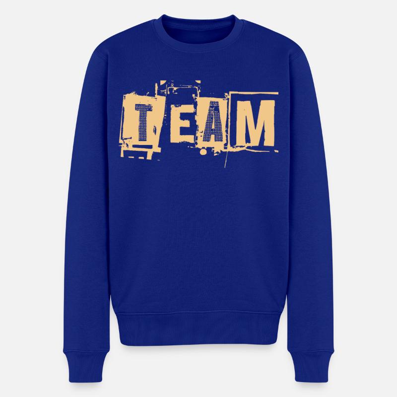 Équipe - Pull Premium bio Homme - bleu roi