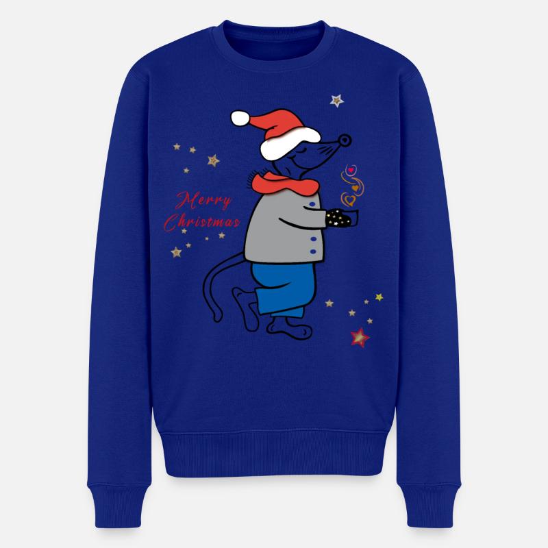 Merry Christmas, Advent - Männer Premium Bio Pullover - Royalblau