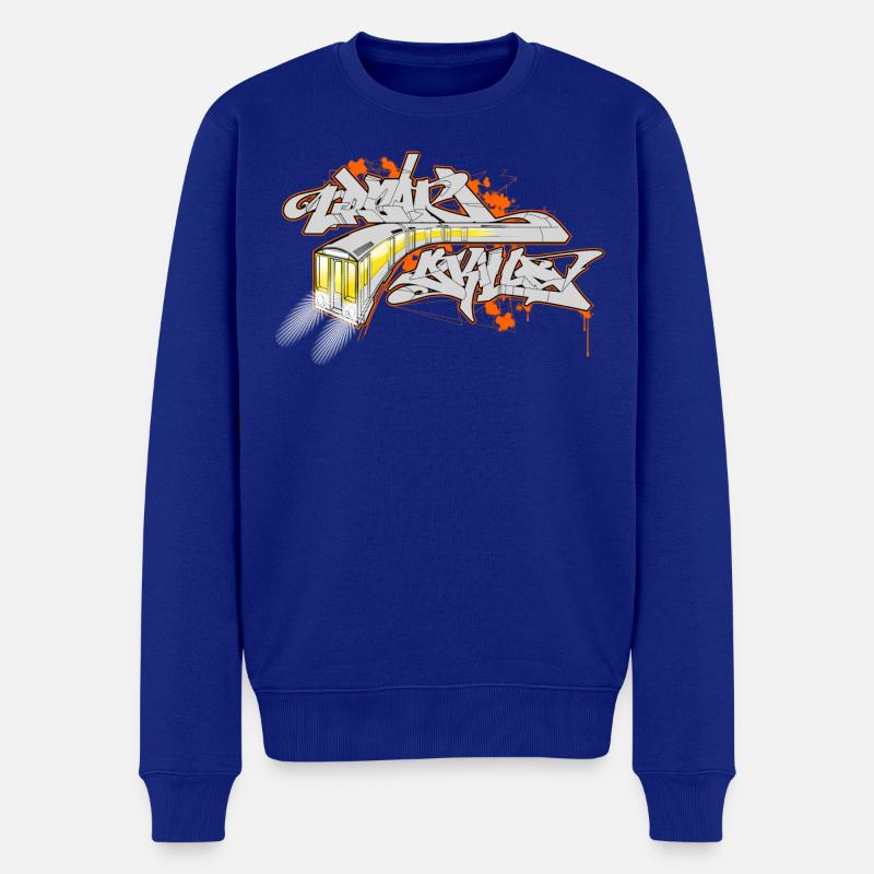 Urban Skills - Männer Premium Bio Pullover - Royalblau