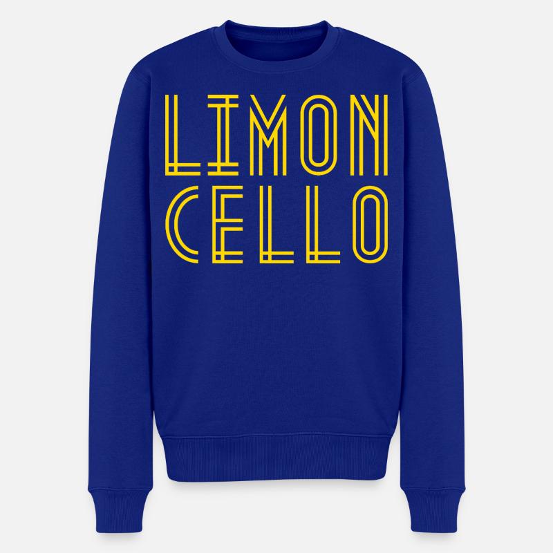 LIMONCELLO - Männer Premium Bio Pullover - Royalblau