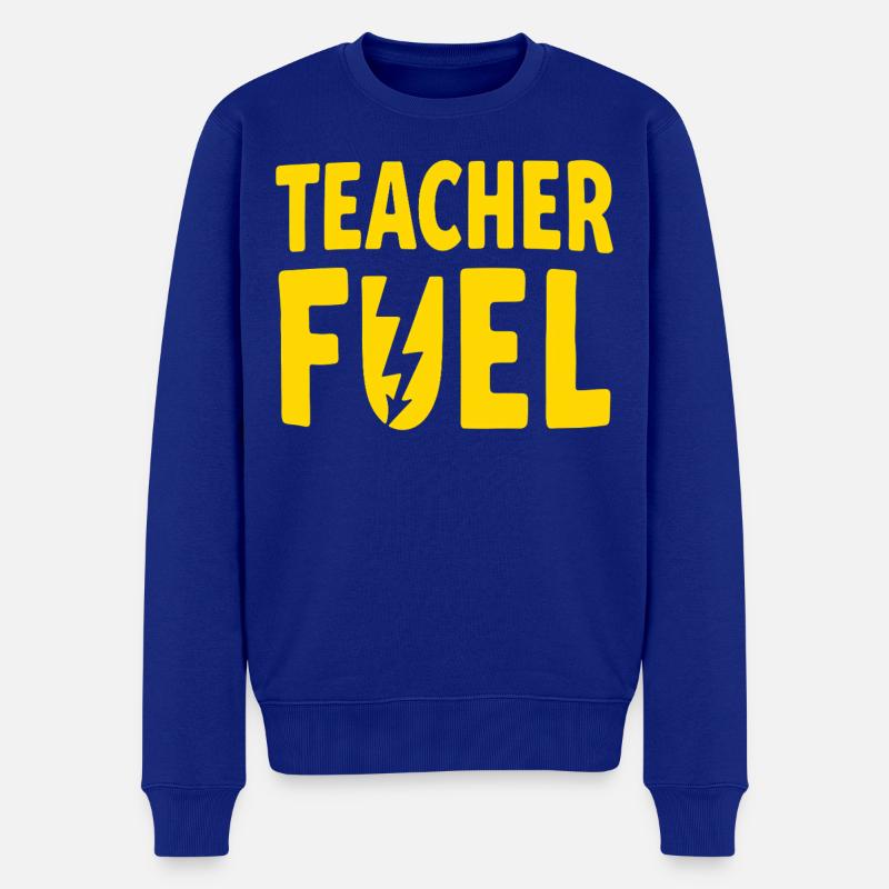 Carburant pour enseignants - Pull Premium bio Homme - bleu roi