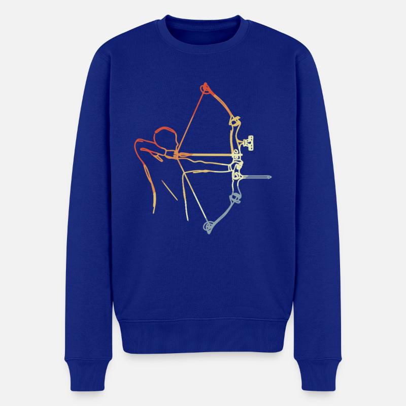 Toxophilite - Pull Premium bio Homme - bleu roi