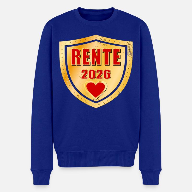 Rente 2026 Rentnerin Kollegin - Männer Premium Bio Pullover - Royalblau