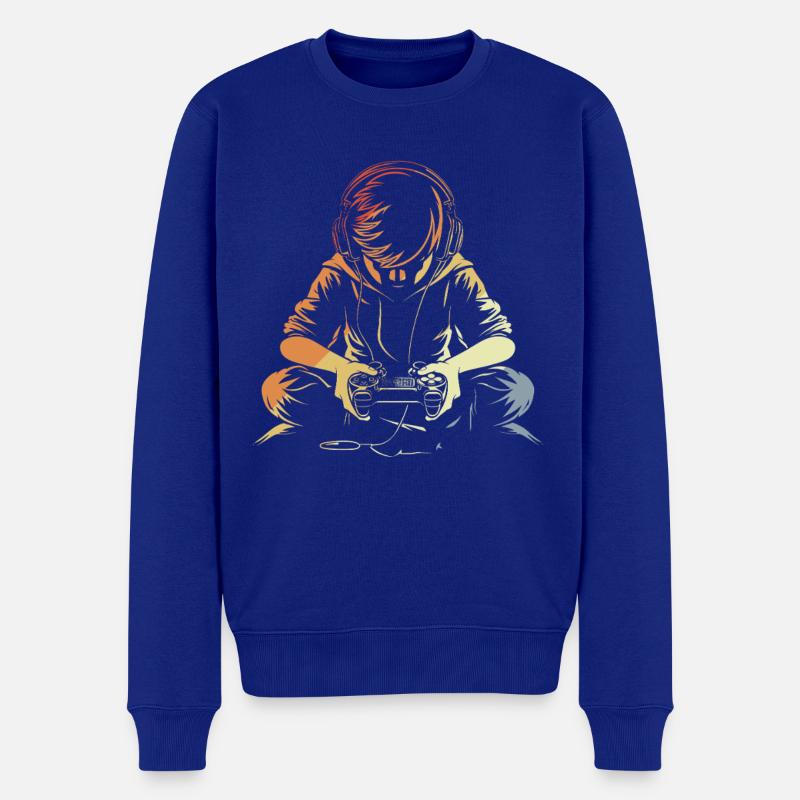 Joueur - Pull Premium bio Homme - bleu roi