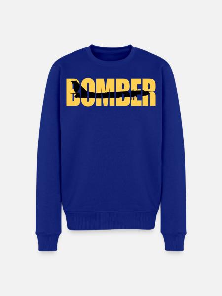 Bomber Tu-95 - Men's Premium Organic Jumper - royal blue