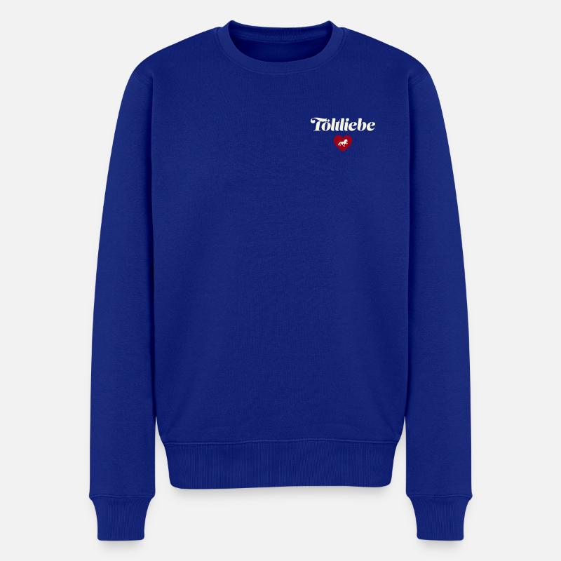 Islandpferd Tölt liebe - Männer Premium Bio Pullover - Royalblau