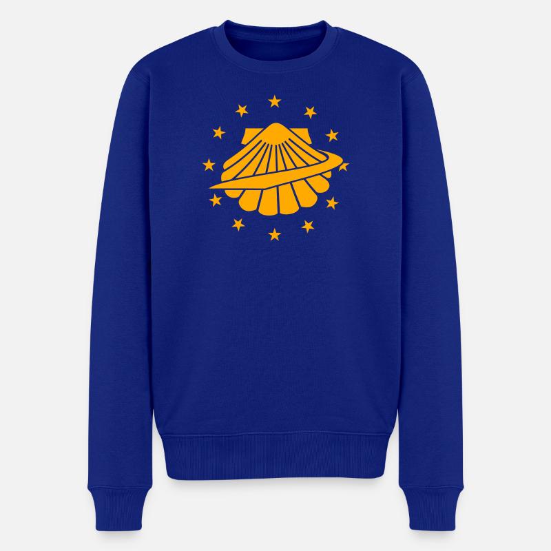 La coquille Saint-Jacques - Pull Premium bio Homme - bleu roi
