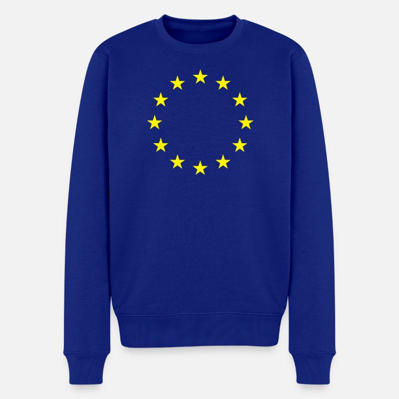 Étoiles EU - Pull Premium bio Homme - bleu roi