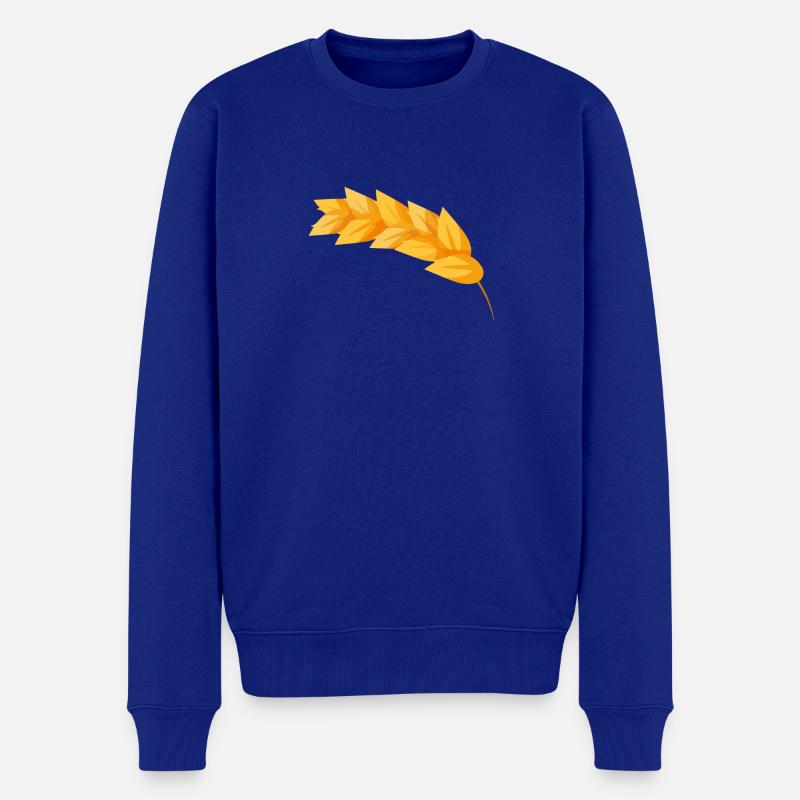 Maïs-grain maïs - Pull Premium bio Homme - bleu roi