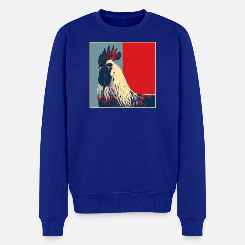 Coq - Pull Premium bio Homme - bleu roi