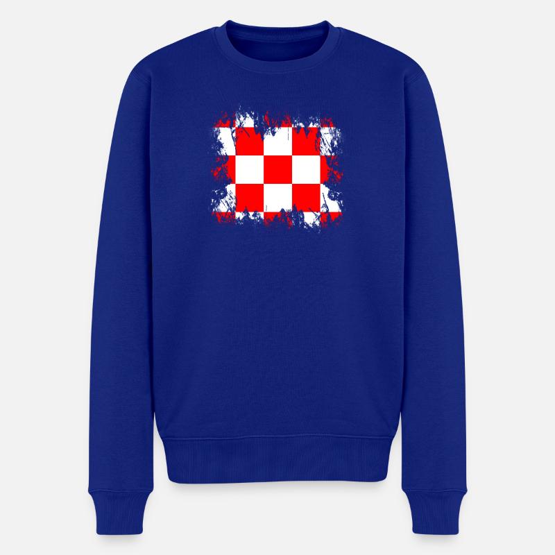 Kroatien Kroatien - Männer Premium Bio Pullover - Royalblau