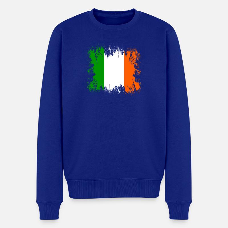 Irland - Irland - Männer Premium Bio Pullover - Royalblau