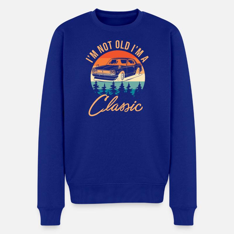I'm Not Old I'm Classic - Männer Premium Bio Pullover - Royalblau