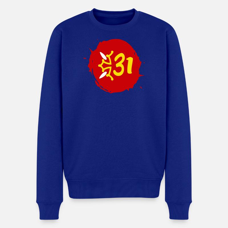 Hohe Gurke - Männer Premium Bio Pullover - Royalblau