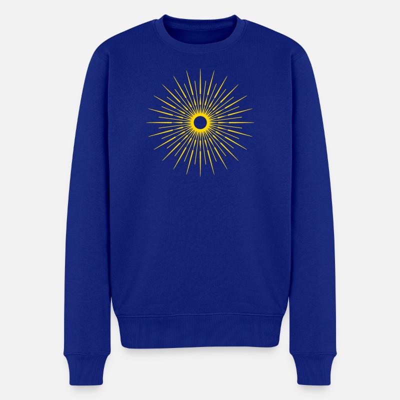 Rayons du soleil - Pull Premium bio Homme - bleu roi