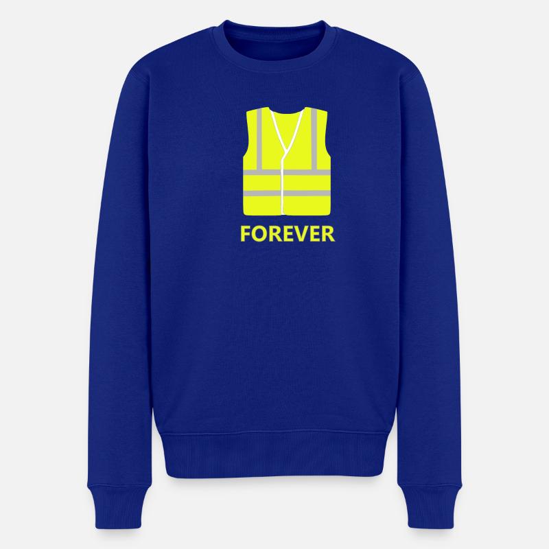 Gilet jaune - Pull Premium bio Homme - bleu roi