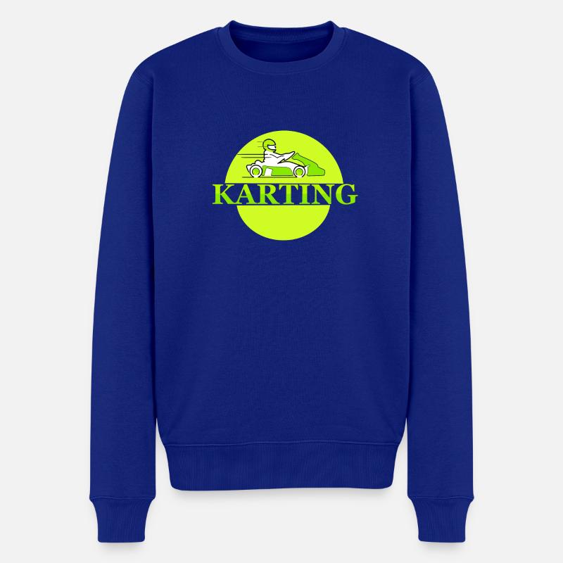 Karting - Pull Premium bio Homme - bleu roi
