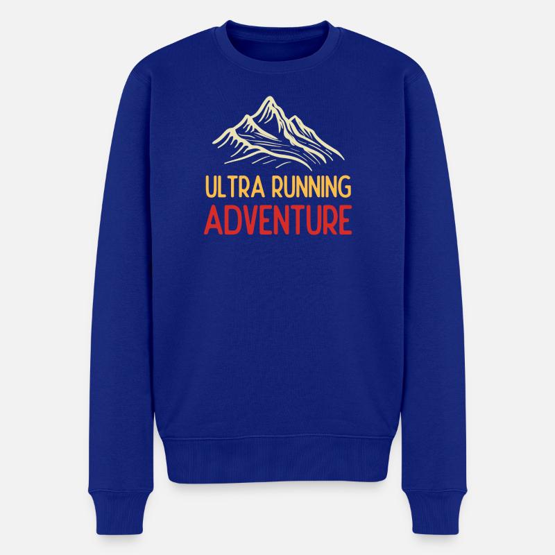 Ultra Running Advrenture - Pull Premium bio Homme - bleu roi