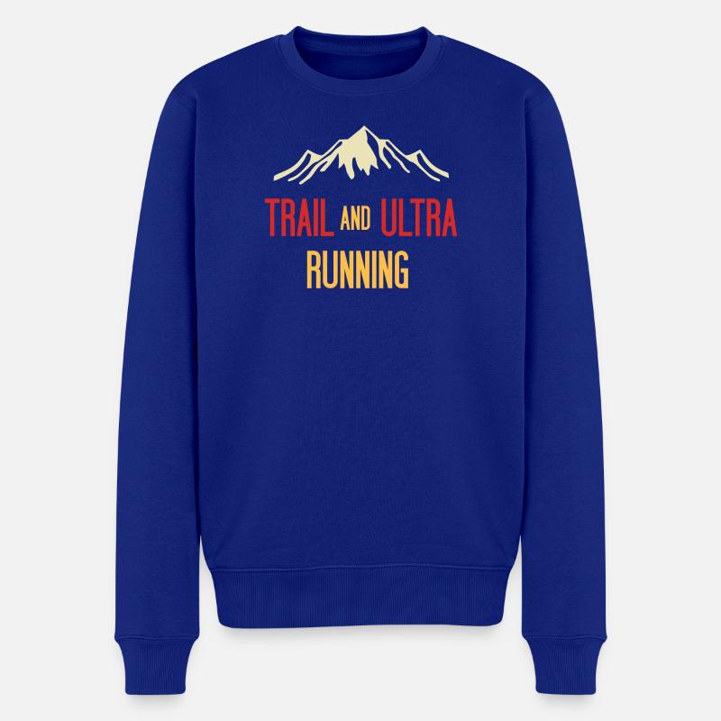 Trail et Ultra Running - Pull Premium bio Homme - bleu roi