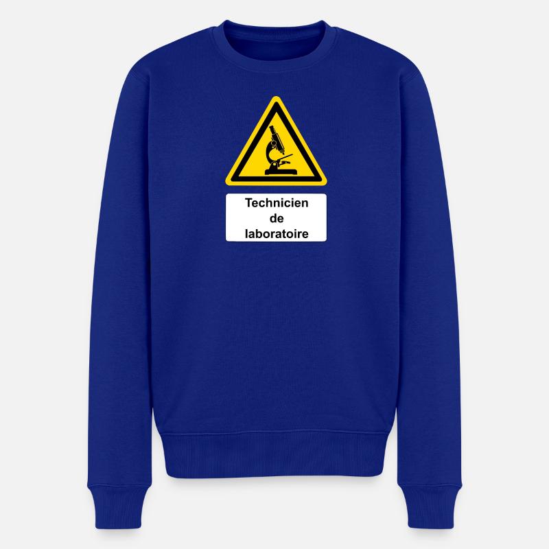 Laborant/in - Männer Premium Bio Pullover - Royalblau