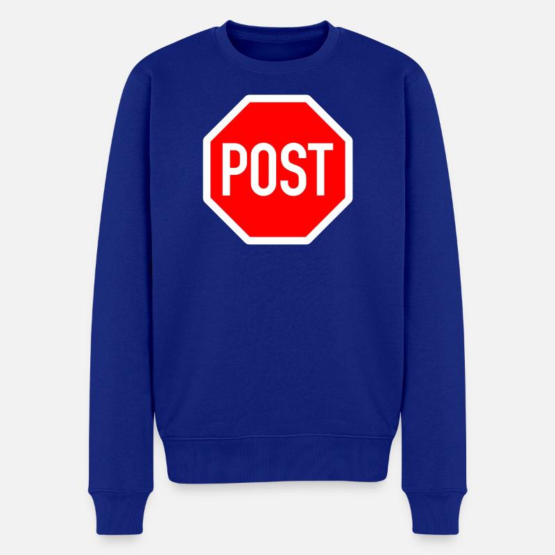 Publier ou arrêter ? - Pull Premium bio Homme - bleu roi