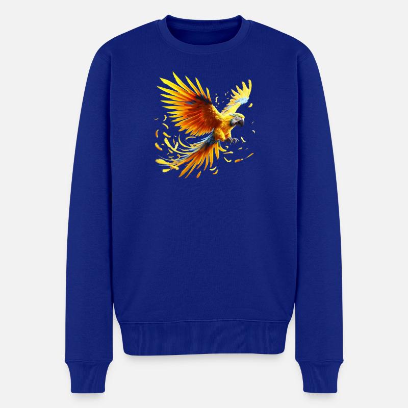 Ara (01) - Männer Premium Bio Pullover - Royalblau