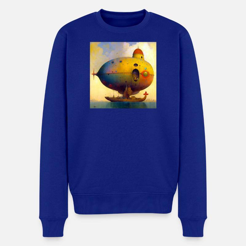 Vaisseau 02 - Pull Premium bio Homme - bleu roi