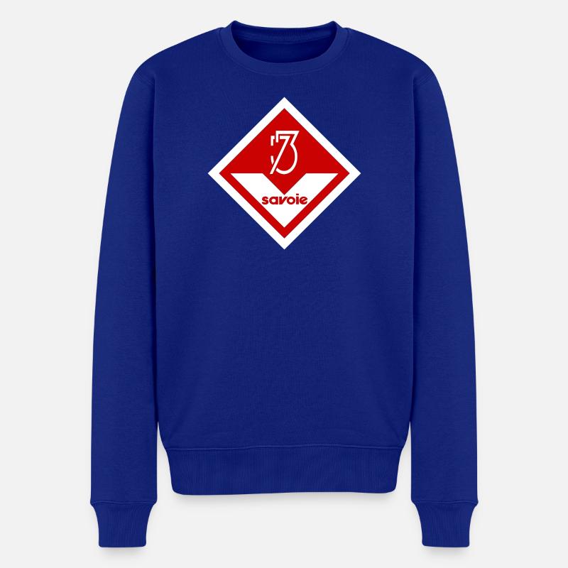 Savoie - Pull Premium bio Homme - bleu roi