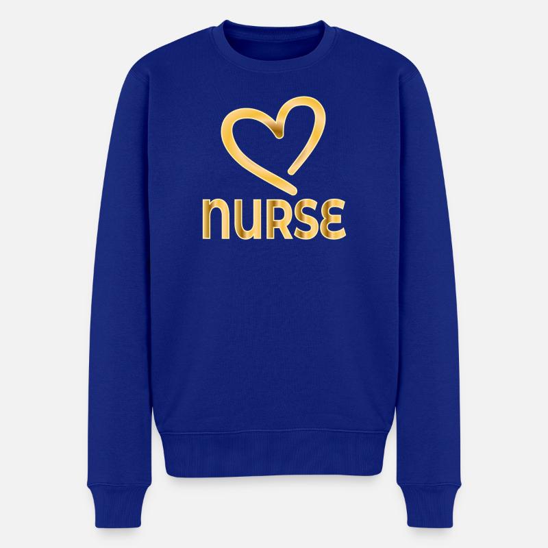 DANKE KRANKENSCHWESTER - Wertschätzung - Männer Premium Bio Pullover - Royalblau