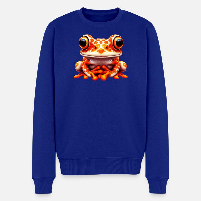 Grenouille - Pull Premium bio Homme - bleu roi