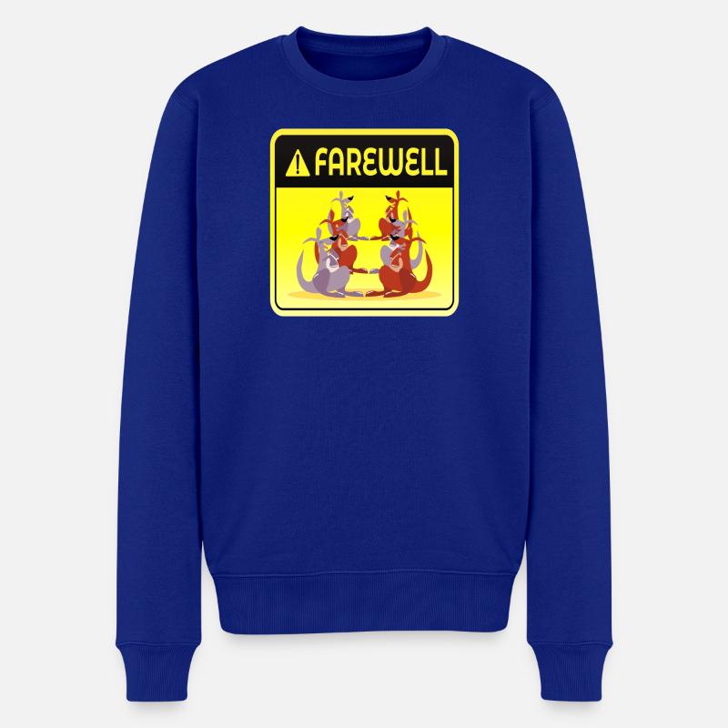 GROUPE D’ÉQUIPE D’ADIEU - Pull Premium bio Homme - bleu roi