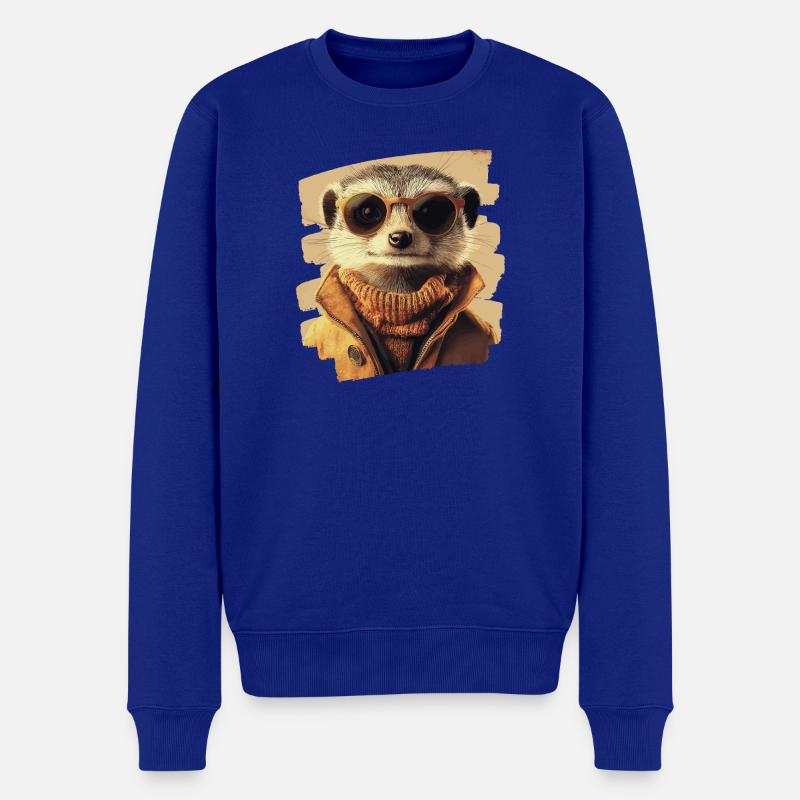 Suricate - Pull Premium bio Homme - bleu roi