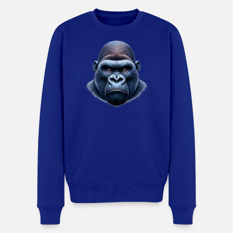 Gorille - Pull Premium bio Homme - bleu roi