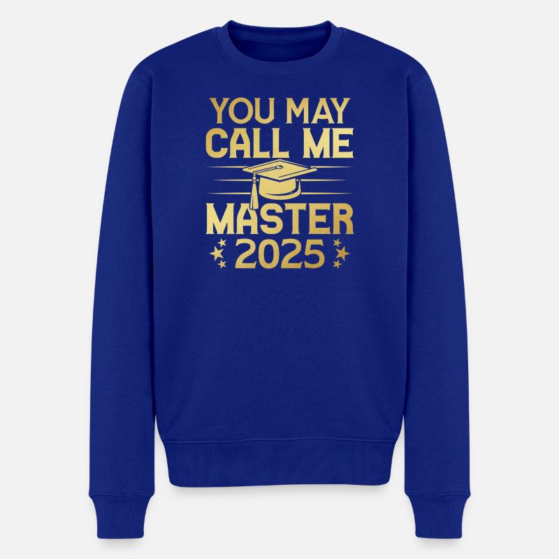 Du darfst mich Masters 2025 nennen - Männer Premium Bio Pullover - Royalblau