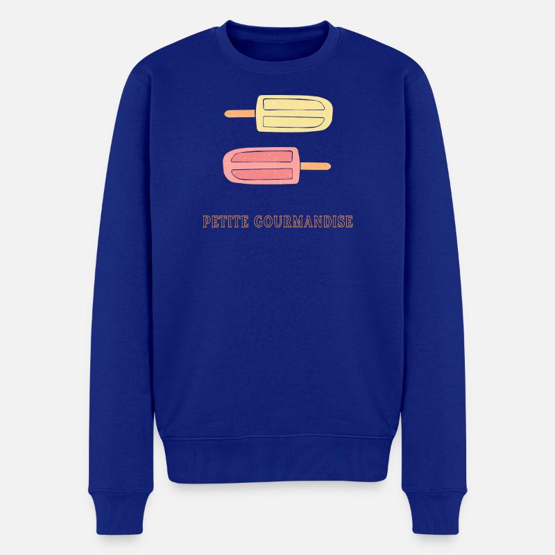 petite gourmandise - Männer Premium Bio Pullover - Royalblau