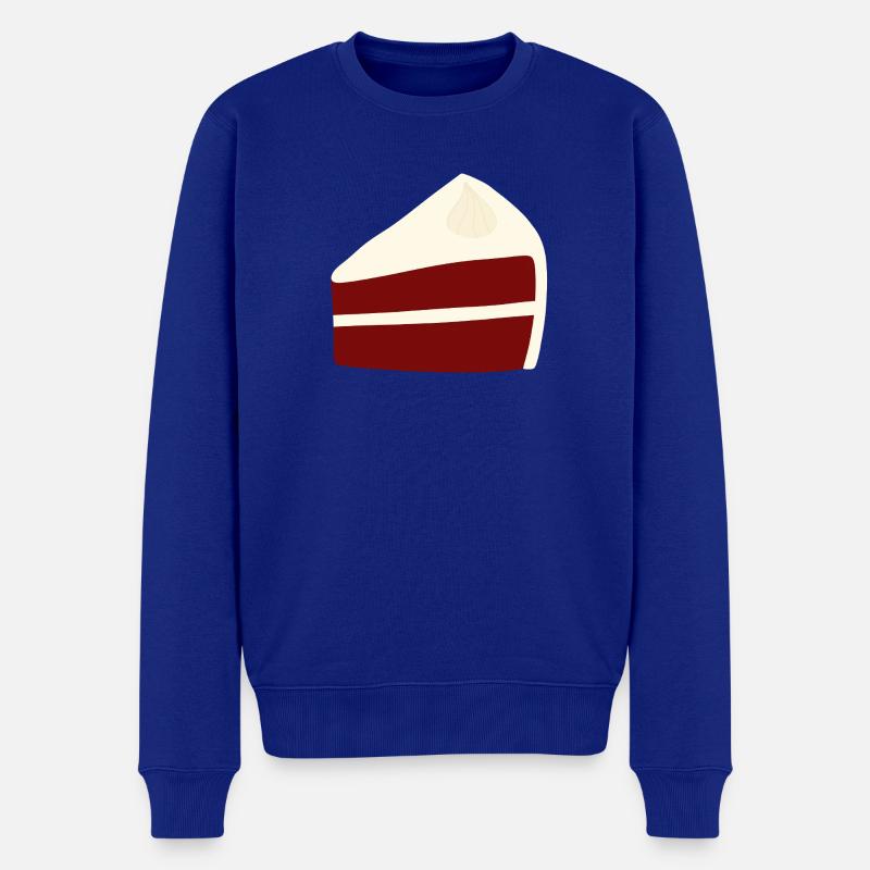 Skurrile Illustration aus rotem Samt - Männer Premium Bio Pullover - Royalblau