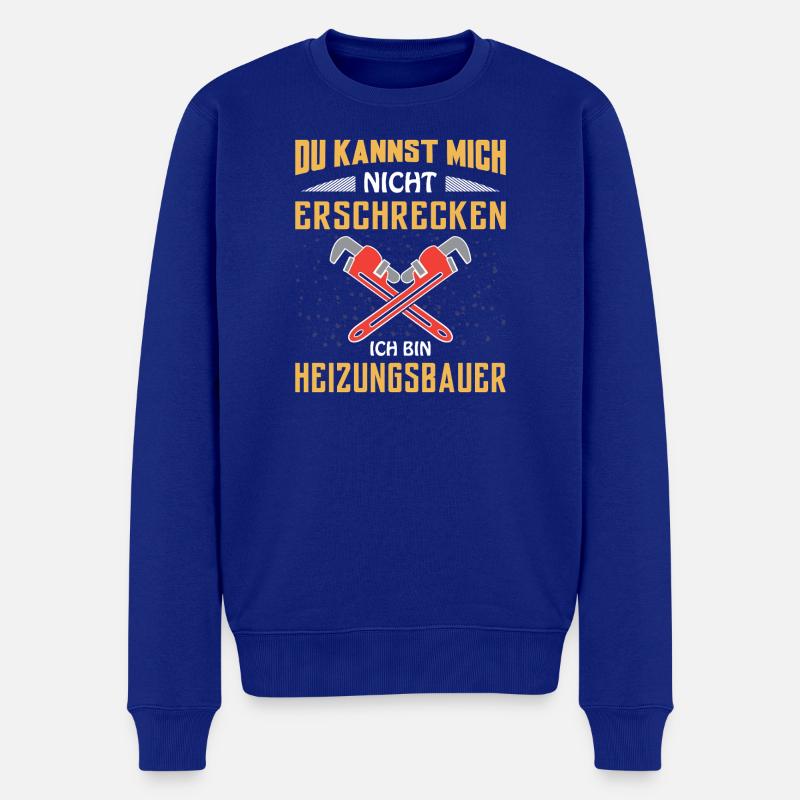 Heizungsbauer Heizungsbau - Männer Premium Bio Pullover - Royalblau