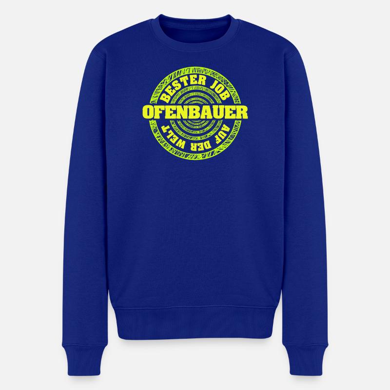 Constructeur de poêles comme métier - Pull Premium bio Homme - bleu roi