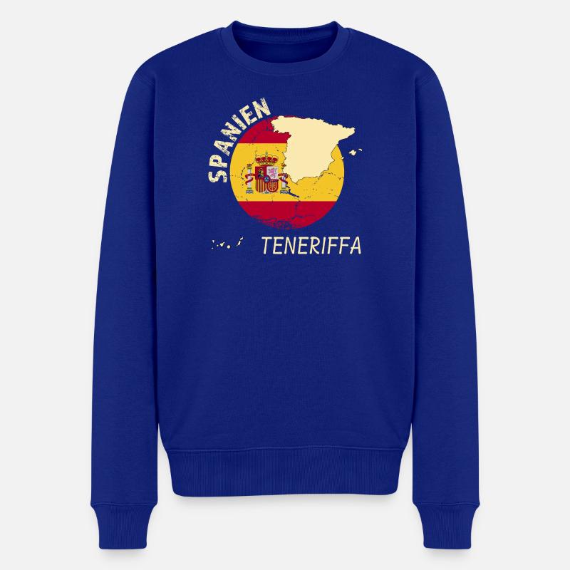 Ténérife - Pull Premium bio Homme - bleu roi