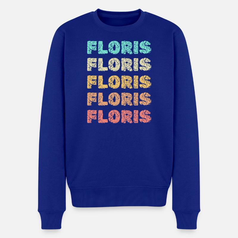 Floris als Floris - Männer Premium Bio Pullover - Royalblau