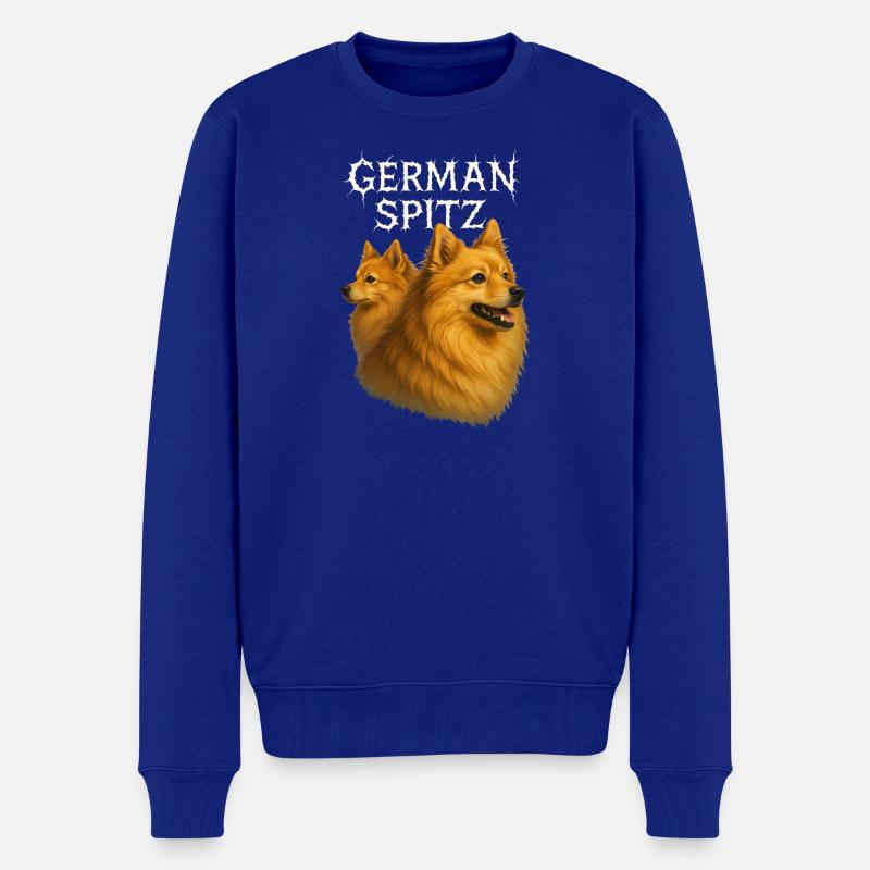 Deutsche Spitze - Männer Premium Bio Pullover - Royalblau
