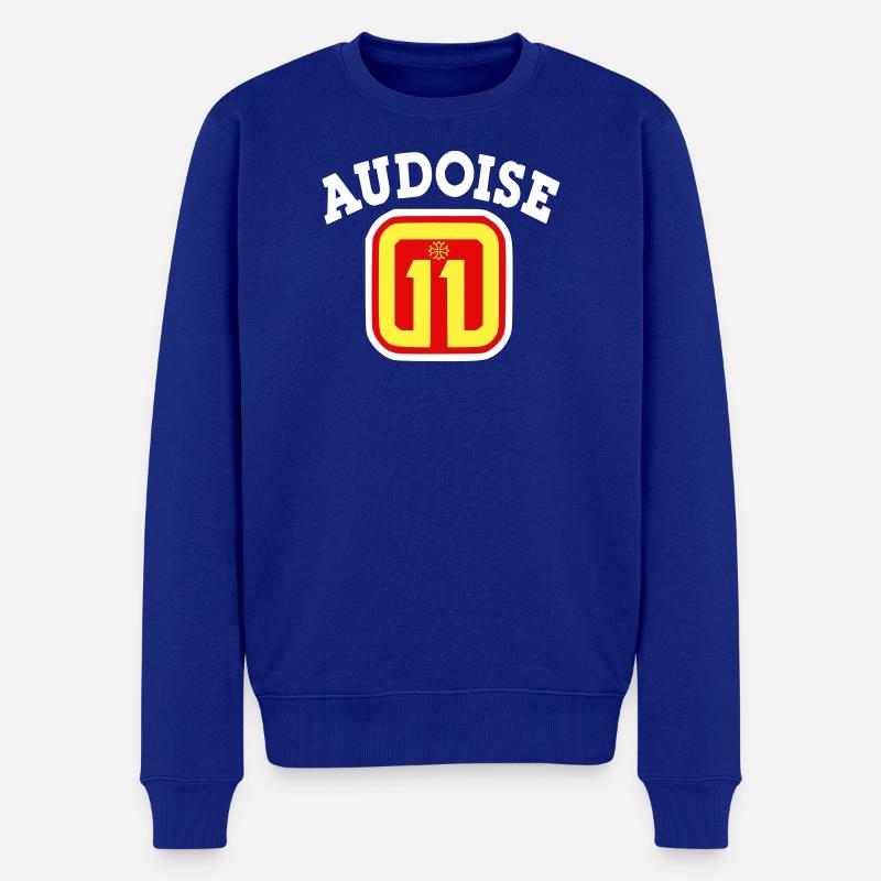 Logo Audoise 11 - Pull Premium bio Homme - bleu roi