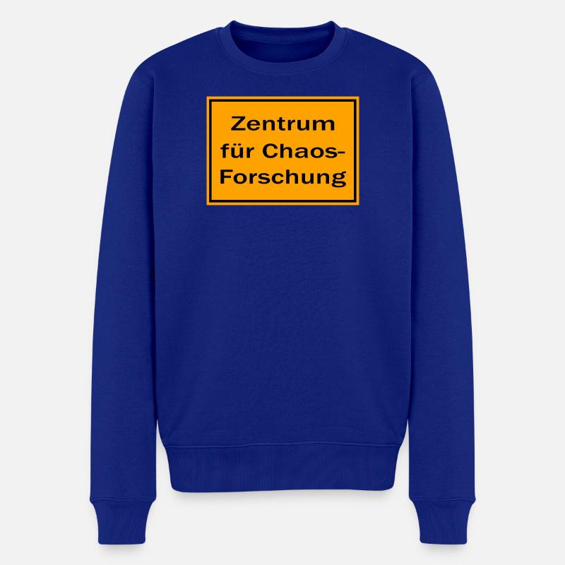 Centre de Recherche sur le Chaos - Pull Premium bio Homme - bleu roi
