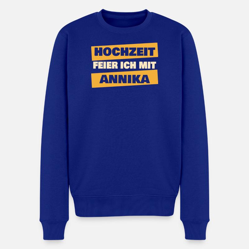 Cadeau pour Annika - Pull Premium bio Homme - bleu roi