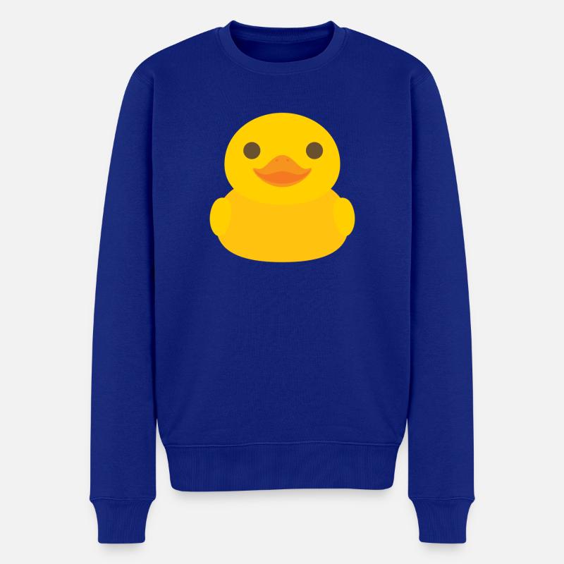 Sonniges Gummienten-Symbol - Männer Premium Bio Pullover - Royalblau